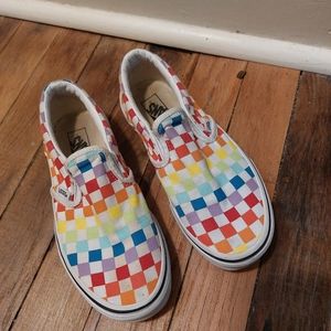 Kids Rainbow Vans